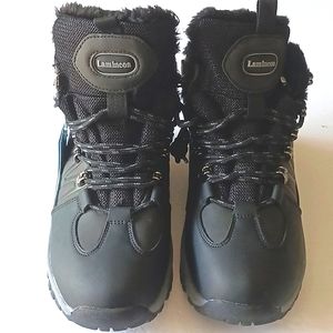 NWT Lamincoa Women Snow Boots Black Size 40 9/9.5